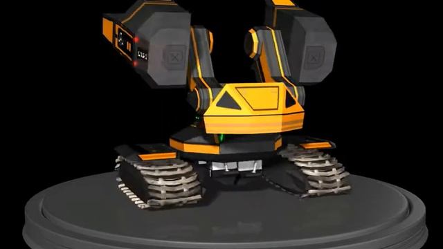 BattleZone 2 - ISDF Rocket Tank table top turn смотреть онлайн