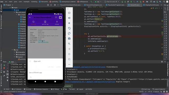Events Search App on Android with Flask backend смотреть онлайн