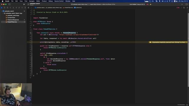Build a Pokédex in Swift { Swift coding tutorial } смотреть онлайн