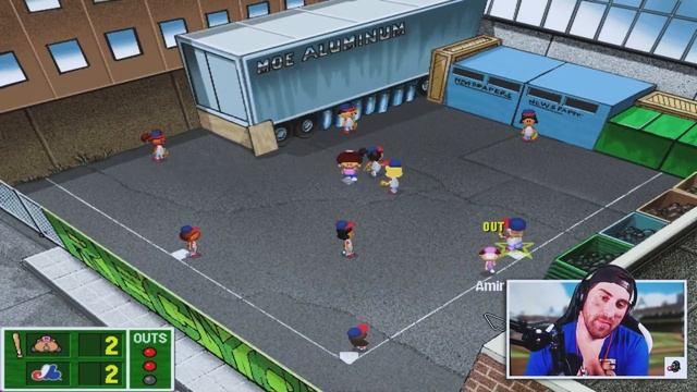 Backyard Baseball but it's on the worst field ever... смотреть онлайн