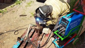 Самодельный мотоблок.Часть1:мост.