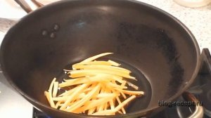 Лапша - вок с курицей и овощами - рецепт в соусе терияки