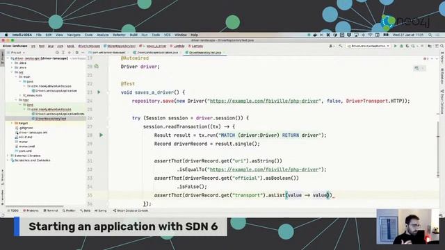 Starting an application with Spring Data Neo4j 6 with Florent Biville - part 1 - Twitch stream смотреть онлайн