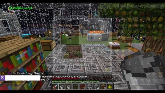 Скайблок с модами! Сложный крафт ! Skyblock сервер смотреть онлайн