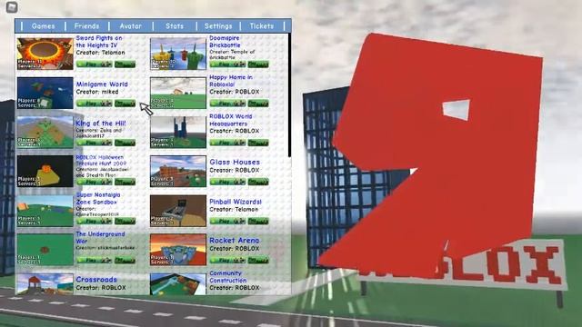 ROBLOX 2006 смотреть онлайн
