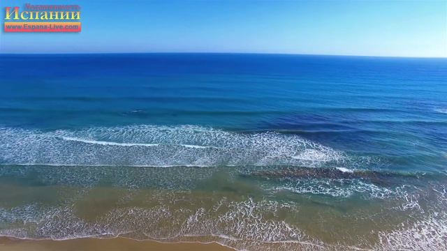 Испания 2017, январь, море, пляж La Zenia, Коста Бланка, полет на дроне смотреть онлайн