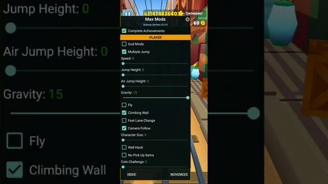 subway surfers mod menu max mods 3.4.0/сабвей серф мод меню Макс модс 3.4.0 смотреть онлайн