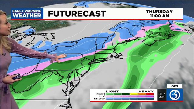 FORECAST: Warming trend begins mid-week, then wet weather to end the week смотреть онлайн