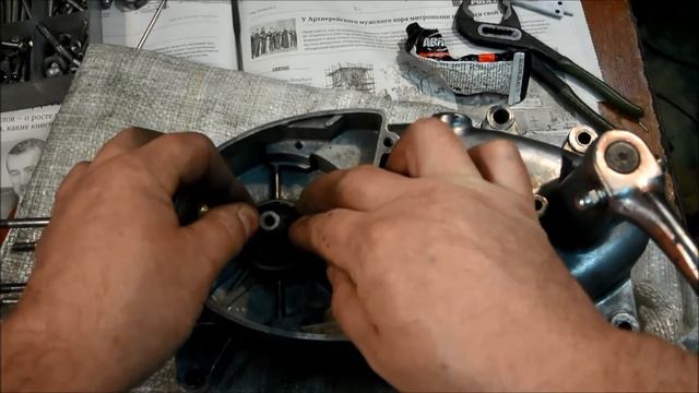 Ява 50 Пионер Установка сальника коленвала смотреть онлайн