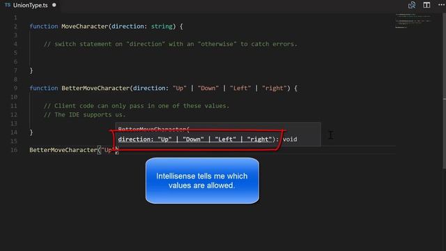 Union Types in TypeScript смотреть онлайн