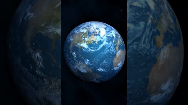 Планета Земля. Вид из космоса. И ее супутник луна смотреть онлайн