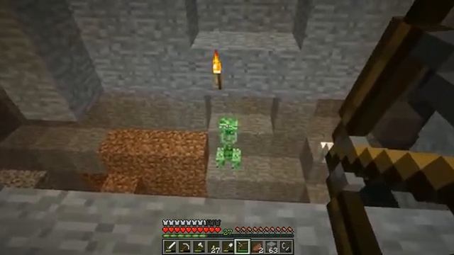 Видео: Как убить крипера в Minecraft из лука?