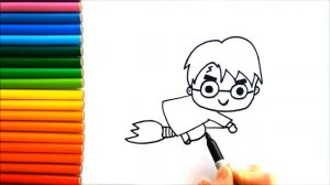 Гарри Поттер - Как нарисовать Гарри Поттера