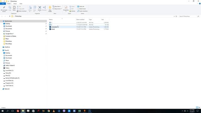 Photoshop Tutorial - Lesson 5 - Importing pictures and difference between embedded and link смотреть онлайн