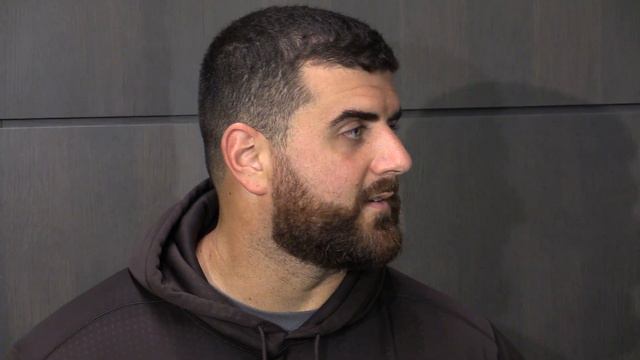 John Greco on moving to center with rookie Cody Kessler starting at QB for Browns смотреть онлайн