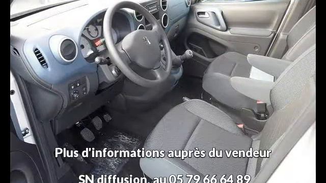 Annonce de PEUGEOT PARTNER TEPEE occasion du mandataire auto SN Diffusion смотреть онлайн
