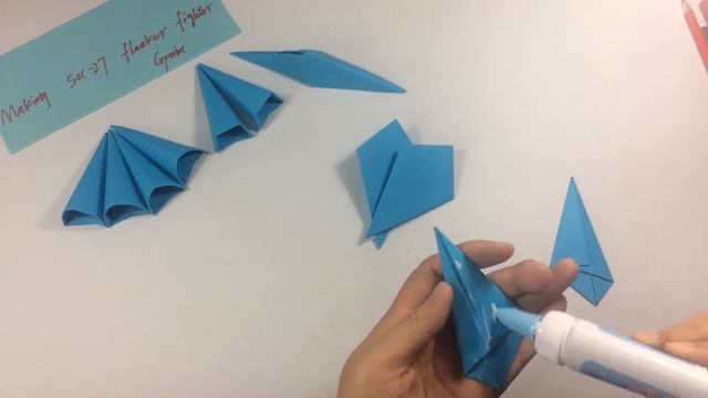 How to make a Su-27 flanker fighter model with paper смотреть онлайн
