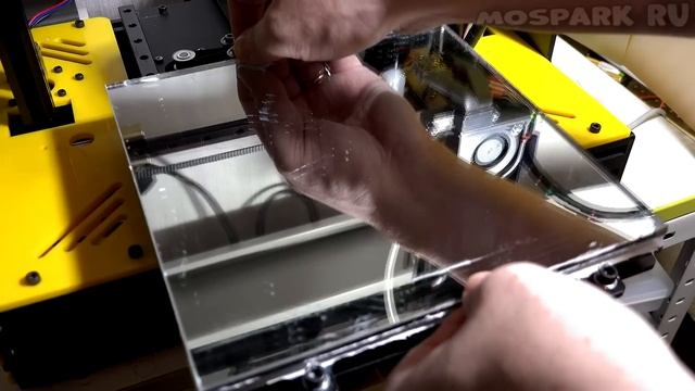 Как поставить стекло на стол 3d принтера prusa i4 смотреть онлайн