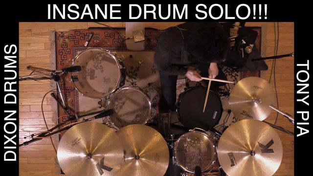 Insane Drum Solo by Tony Pia смотреть онлайн