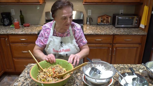 Italian Grandma Makes Stuffed Peppers