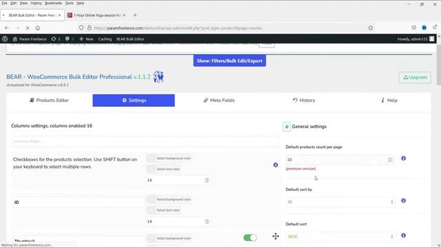 Free WooCommerce Bulk Edit Plugin | Bulk Product Editor | WOOBE / BEAR Tutorial