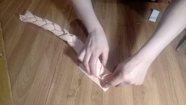 Повязка на голову коса из ткани, мастер класс смотреть онлайн