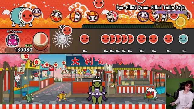 A Man With No Rhythm Plays Taiko: The Drum Game смотреть онлайн