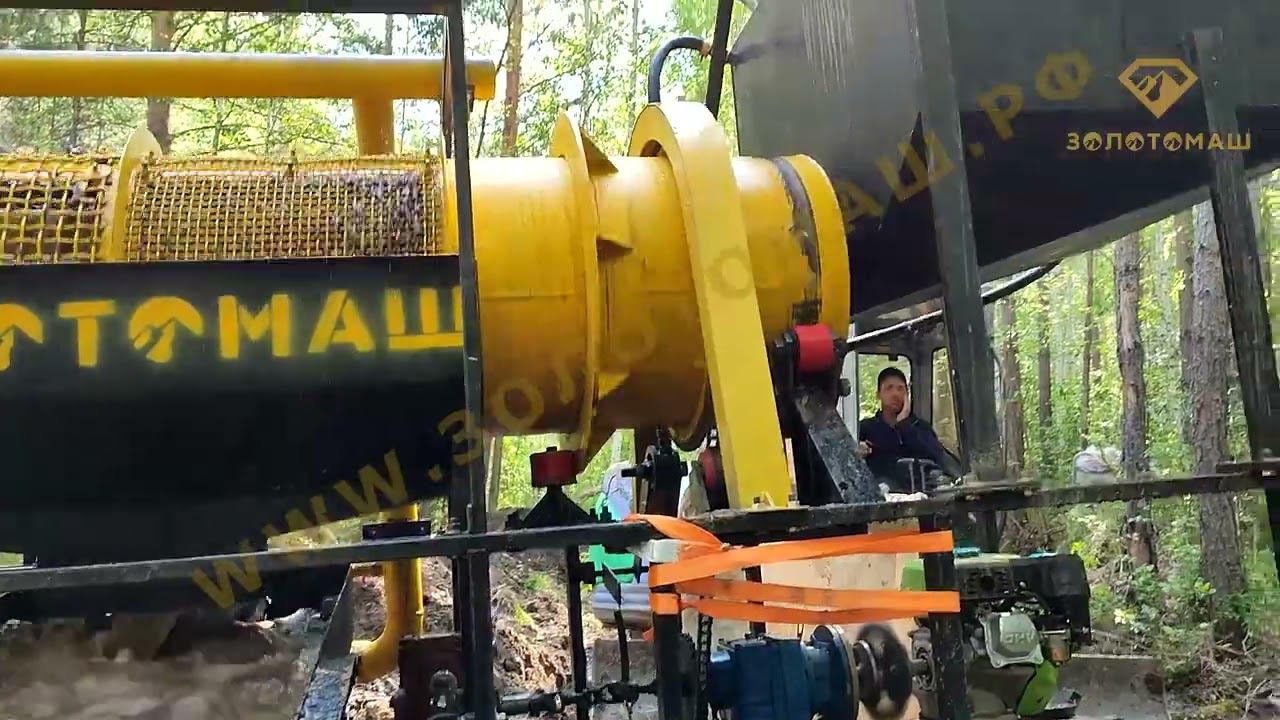 "Чужой" - промывка 5 м3/ч при добыче и поиске золота смотреть онлайн