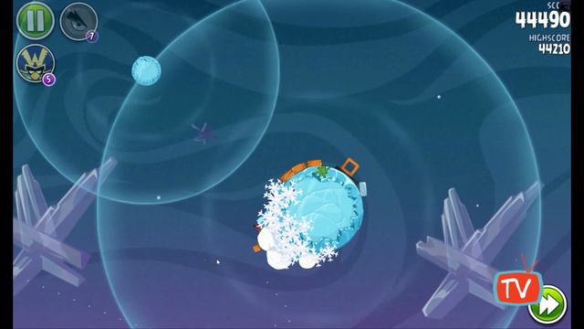 Angry Birds Space - Game Movie Fry Me To The Moon - Gameplay All Levels смотреть онлайн