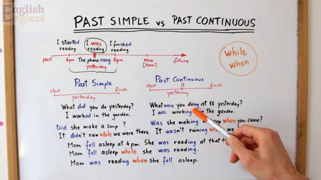 Lectii Gramatica Engleza - PAST SIMPLE vs PAST CONTINUOUS - English Grammar Lessons смотреть онлайн