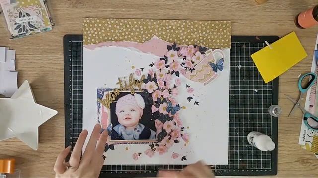 Live Scrap Sesh | March 2020 | Fussy-cut Florals PLUS Project Life Page смотреть онлайн