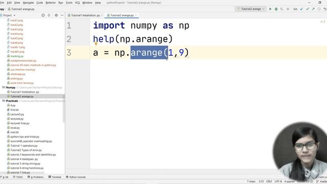 Numpy Library EP:03 | arange function | create numpy array | python tutorial | numpy tutorial смотреть онлайн