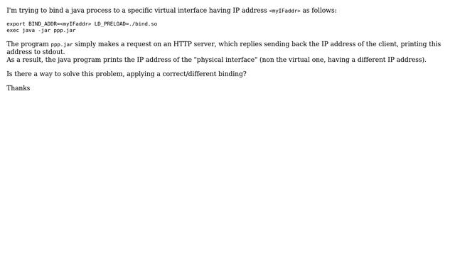 DevOps & SysAdmins: Bind a Java process to a virtual interface смотреть онлайн