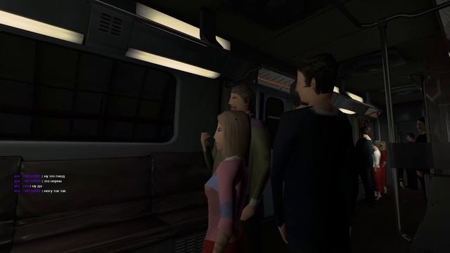 [Garry’s mod Metrostroi] Поездка в 81-720 «Яуза» по Калининской линии в качестве пассажира смотреть онлайн