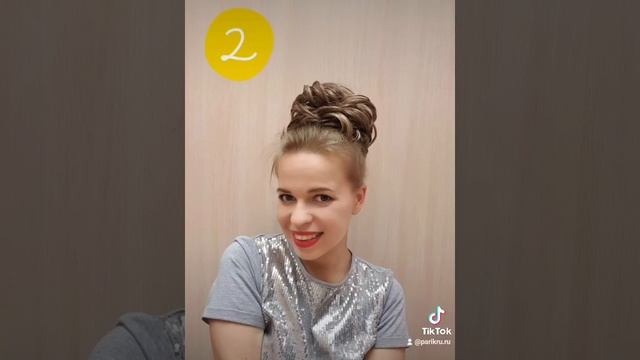 Искусственный шиньон-резинка и классная прическа готова! смотреть онлайн