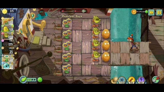 ПУТЬ ДОНАТЕРА. Растения против зомби 2 (Plants vs Zombies 2) Пиратские моря (День 6) Pirate (Day 6) смотреть онлайн
