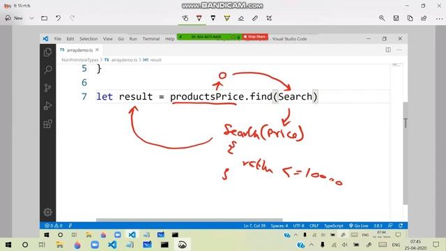 Typescript 42..what is Array in Typescript.. смотреть онлайн