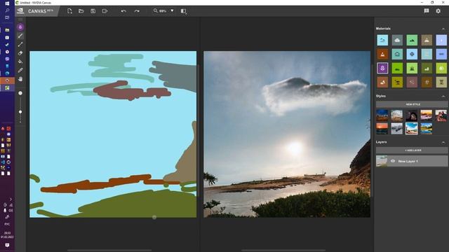 ВОТ, ЧТО МОЖНО НАРИСОВАТЬ С НОВОЙ ПРОГРАММОЙ ОТ NVIDIA смотреть онлайн