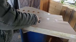 Наклейка шпона без пресса