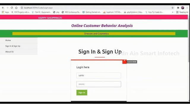 Online Customer Behavior | Asp. Net | MYSQL. смотреть онлайн