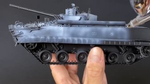 СУПЕР ЗВЕЗДА ⭐️ БМП-3 1/35. Сборка и покраска модели.