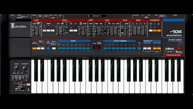 TubeOhm Roland Juno 106 VST Emulation смотреть онлайн