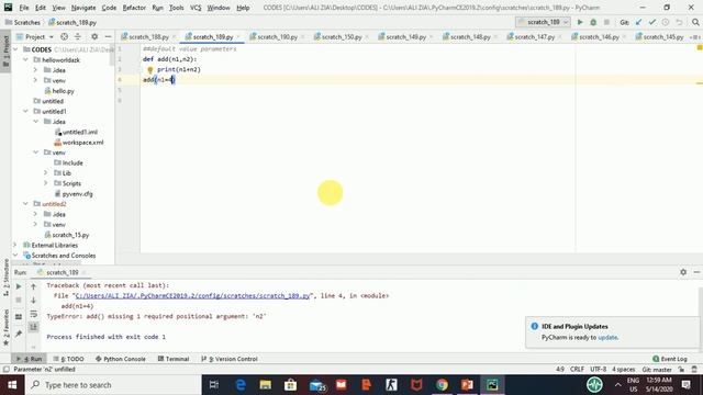 DEFAULT-VALUE PARAMETERS FUNCTIONS | PART-4 TUTORIALS FOR BEGINNERS смотреть онлайн
