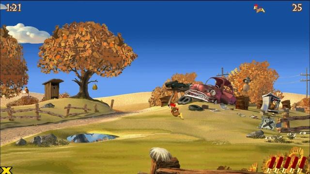 Moorhuhn Deluxe Crazy Chicken (Deutsch,Angespielt) Der Hühner Shooter смотреть онлайн