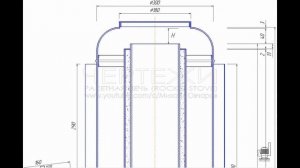 РАКЕТНАЯ ПЕЧЬ Rocket stove ЧЕРТЕЖИ, расход материалов  Вариант 6