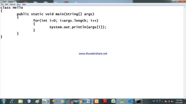 Use of main(String [] args) in java смотреть онлайн