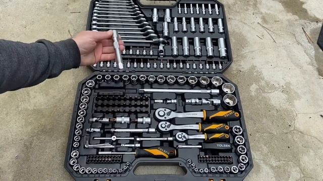TOLSEN 216pcs Socket Set Chrome Vanadium смотреть онлайн