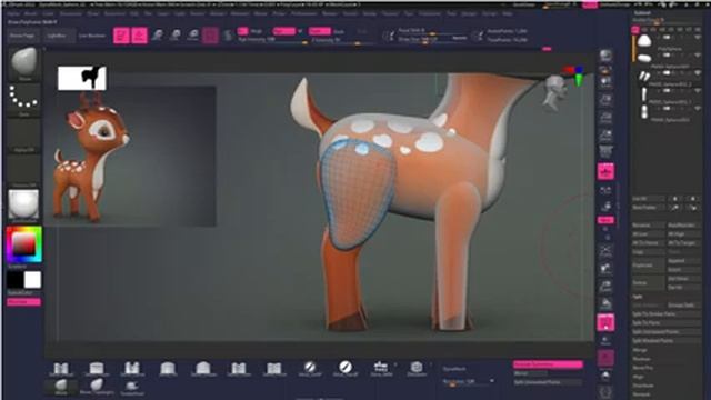 Скульптинг персонажа в ZBrush | Стрим