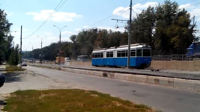 Тестовый заезд трамвая по новой линии (автор Евгений Гончаров) смотреть онлайн