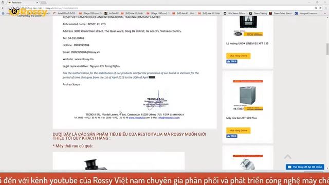 Giới thiệu lò nướng Pizza Resto Italia TR 6 | Pizza Oven Grill | Hotline :0989999884 смотреть онлайн